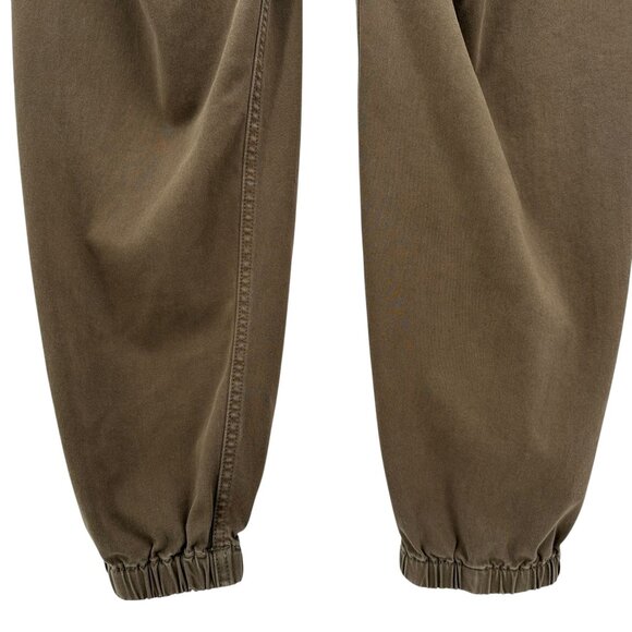 Liverpool Los Angeles Womens 8/29 Pants Joggers Button Fly High Rise Ankle Brown - Picture 6 of 7